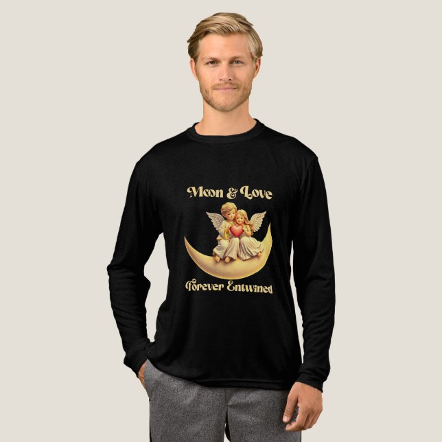 Eternal Love on a Crescent Moon T Shirt (Hel framsida)