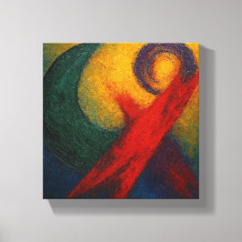 "Eternal Resonance" Kutani Cycle Abstract Canvastryck