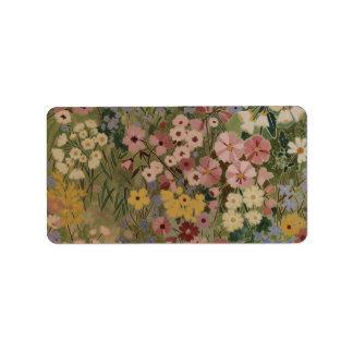 Eternal Spring Bloom Adressetikett