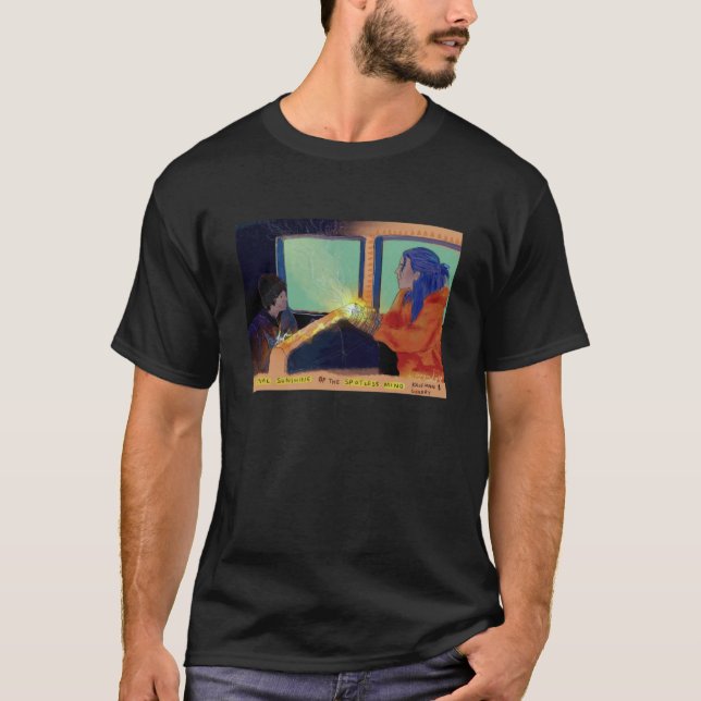 Eternal Sunshine Of The Spotless Mind MOVIE PRINT  T Shirt (Framsida)