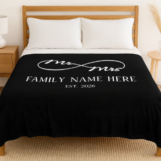 Eternal Us – Mr & Mrs  Fleecefilt