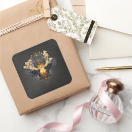 Eternal Witnesses – Clock of Crimson Fate.  Fyrkantigt Klistermärke