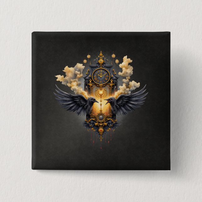 Eternal Witnesses – Clock of Crimson Fate.  Knapp (Framsida)