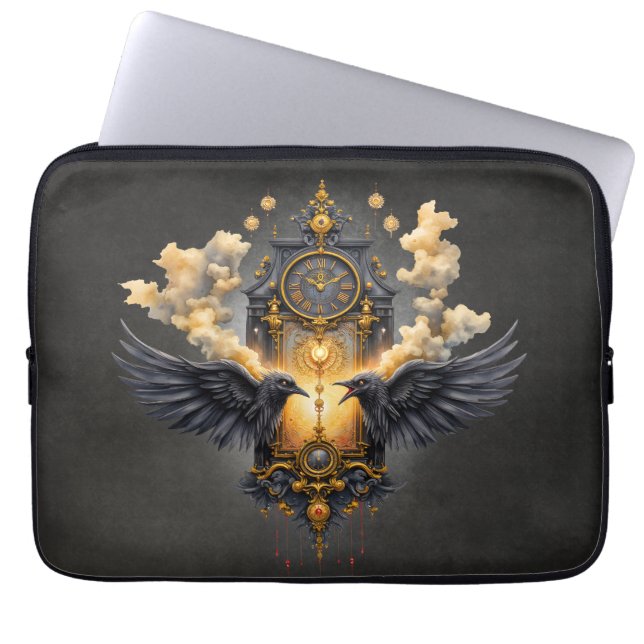 Eternal Witnesses – Clock of Crimson Fate.  Laptop Fodral (Framsidan)