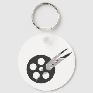 EternalFeather cirkulär Keychain Nyckelring