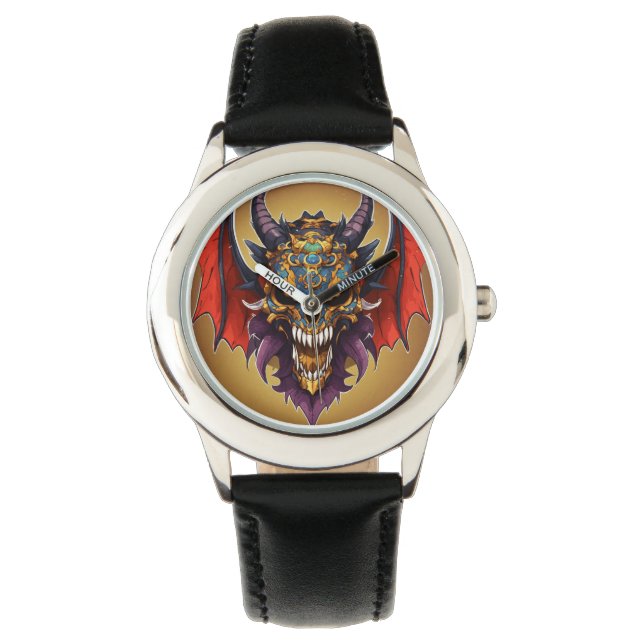 "Eternance: The Dragon Guardian Timepart" Armbandsur (Framsida)
