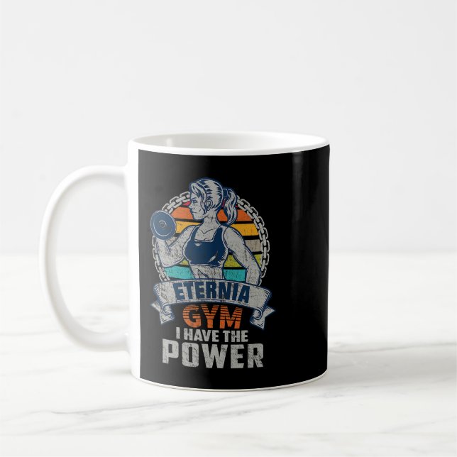 Eternia gym Jag har avslappnaden utskriven Kaffemugg (Vänster)