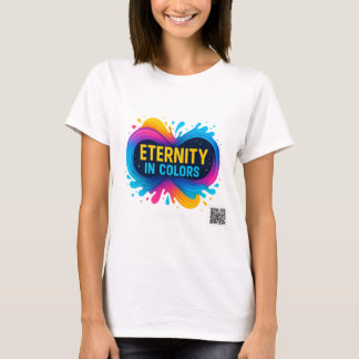 Eternitet i Färg Vibrant Infinity Artwork T Shirt