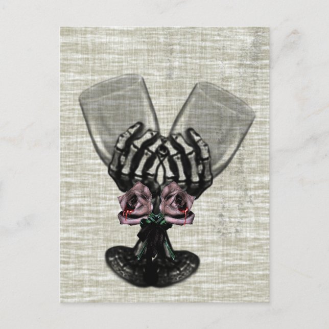 Eternity Gothic Vintage Inbjudningskort för möhipp (Framsida)