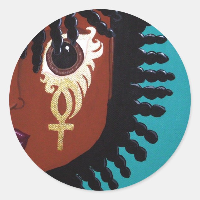 EternLife-dekal Runt Klistermärke (Framsida)