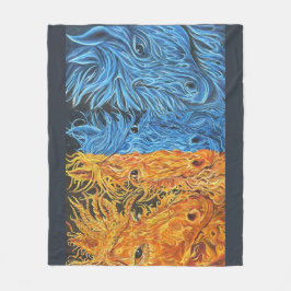 Eternt Equilibrium- Horses- Twin Flame Fleecefilt