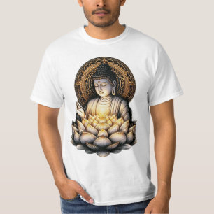 "Eternt Grace: Buddha med Helig Lotus" T Shirt