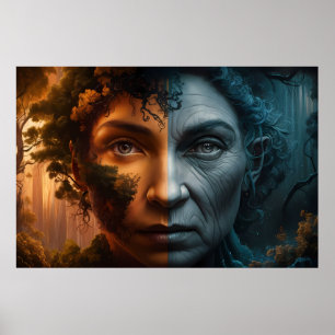 Eternt kontrast: där ungdomar möts av ålder poster