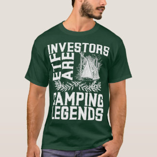 ETF Investors Camping Legends in Tält 2 T Shirt