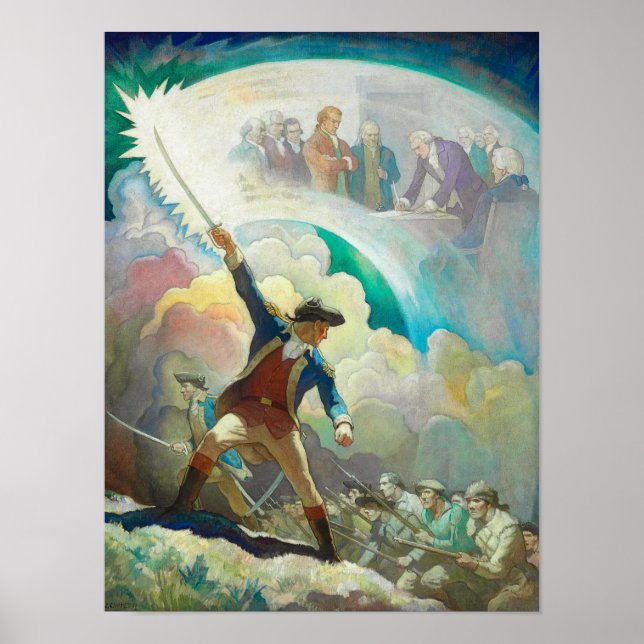 Ethan Allen, Forerunner of Independence, 1934 Poster (Framsidan)