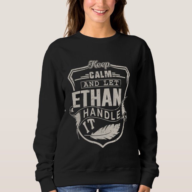Ethan First Namn Shirt Ethan Namn T (Framsida)