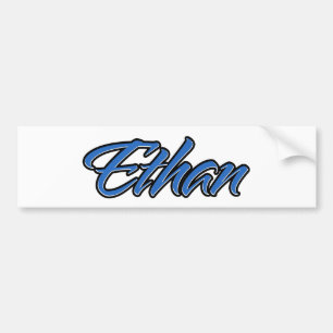 Ethan Namn blue Aufkleber Sticker Autoaufkleber Bildekal