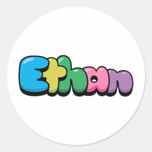 Ethan Runt Klistermärke
