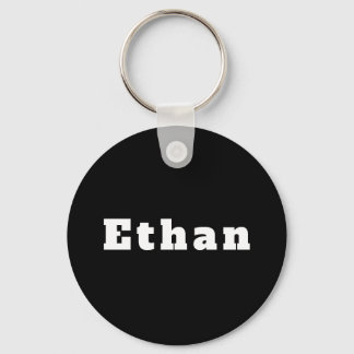 Ethan schwarz weiß nyckelring