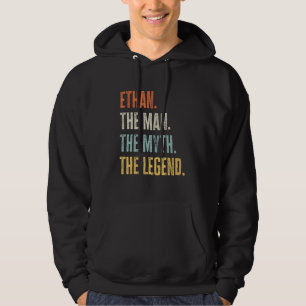 Ethan the best, Man Myth Legend, Lusnyj Best Namn Hoodie