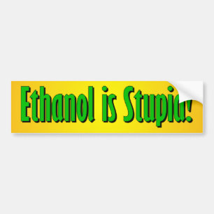 Ethanol är dum bildekal