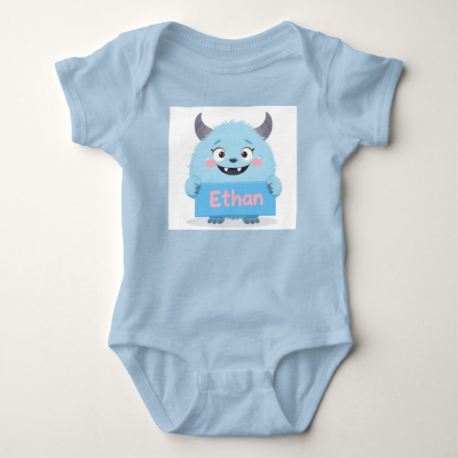 Ethan's Epic Monster Adventure T Shirt (Framsida)