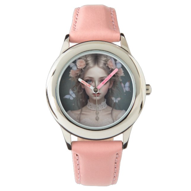 Etheral Angelic Girl eWatch Watch Watch Armbandsur (Framsida)