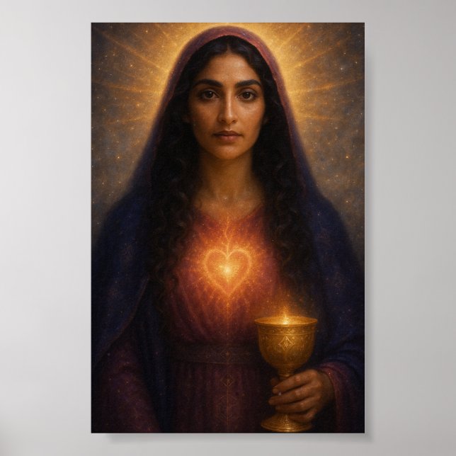 Etheral Ascended Master Mary Magdalene Poster (Framsidan)