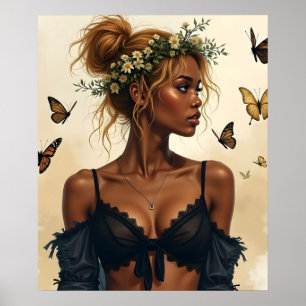 Etheral Beauty i Bloom Poster