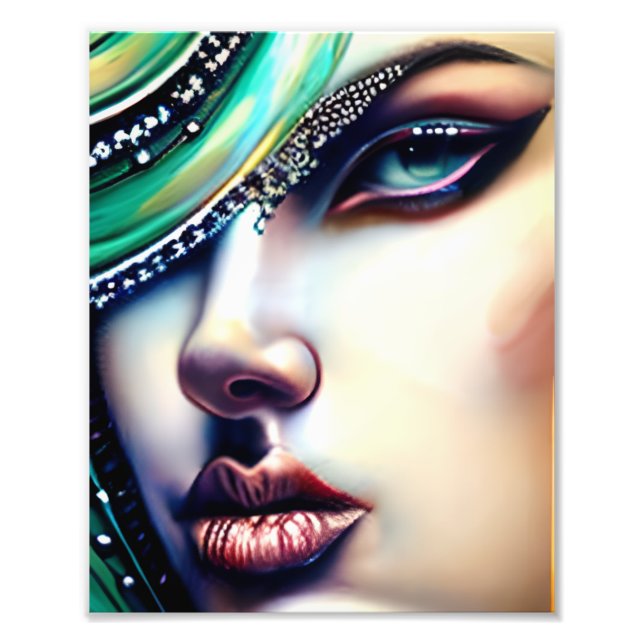 Etheral Beauty Sparkly Jewels Fototryck (Framsidan)