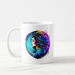 Etheral Bevackra Woman slutade aldrig drömma Kaffemugg