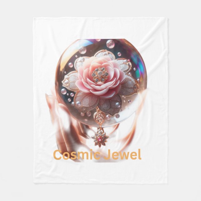 Etheral Blommar: Juel of Enchantment Fleecefilt (Framsidan)