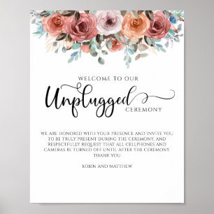 Etheral Blommigt - ej ansluten Ceremonisk signatur Poster