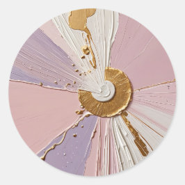 Etheral Bloom Runt Klistermärke