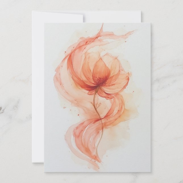 Etheral Bloom Tack Kort (Framsida)