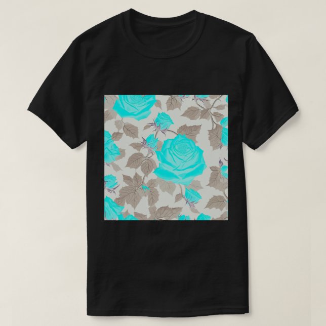 Etheral Blue Ghost Ro V1 T Shirt (Design framsida)