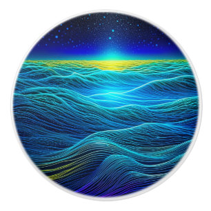 Etheral Blue Vågar och Ocean Sunset Knopp