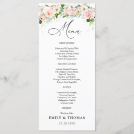 Etheral Bröllop Menu Meny