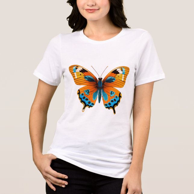 Etheral Butterfly Dreamscape T-Shirt (Framsida)