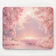 Etheral Cherry Blommar Vatten