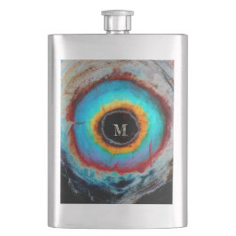 Etheral Cosmic Öga Monogram Vibrant Abstrakt Art Fickplunta