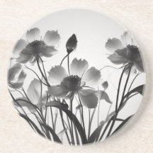 Etheral Cosmos Bouquet Timless Black and White
