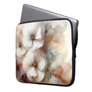 Etheral Cosmos Flowers Laptop Fodral