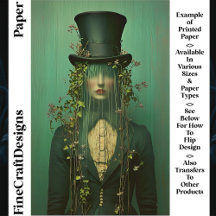 Etheral Dam, Veil, Ögon Obscured CR9 Craft Papper