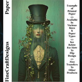 Etheral Dam, Veil, Ögon Obscured CR9 Craft Papper