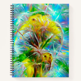 Etheral Dandelions i Neon Dreamscape