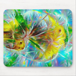 Etheral Dandelions i Neon Dreamscape Musmatta