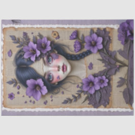 Etheral Dreamer | Vår Lila Decoupage Papper