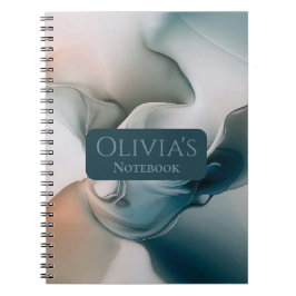 Etheral Dreamscape: Tranquil Abstrakt Anteckningsbok