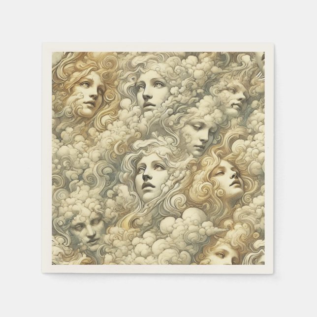 Etheral Drift - Gothic Victorian Pappersservett (Framsidan)